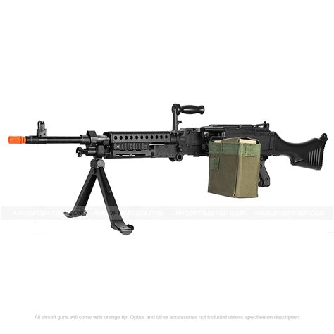 Lancer Tactical LT-240 M240 Bravo Airsoft Squad Automatic Machine Gun