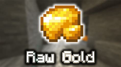 Raw Gold - Wiki Guide - 9Minecraft.Net