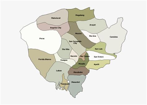 Pampanga Map Png - Map Of Lubao Pampanga Transparent PNG - 600x505 - Free Download on NicePNG