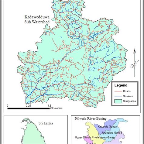 Watershed delineation and previous watersheds. | Download Scientific ...