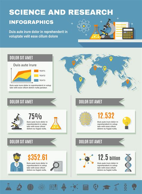 Science And Research Infographics 469798 Vector Art at Vecteezy