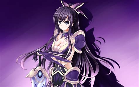 Anime Date A Live Fondo de Pantalla Tohka Yatogami, Kurumi Tokisaki, Date A Live, Purple ...