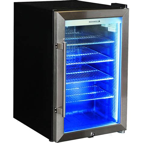 Schmick Tropical Glass Door Mini Glass Bar Fridge 70 Litre