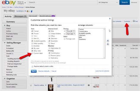 Troubleshooting: How to set custom labels on eBay? | Marketplace Troubleshooting | Repricer ...