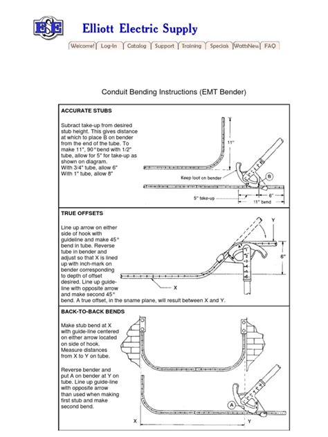 Emt Pipe Bending Calculations