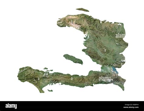 Haiti, Satellite Image Stock Photo - Alamy