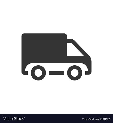 Courier service icon Royalty Free Vector Image