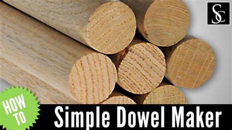 Simple Dowel Maker - No building required! - YouTube