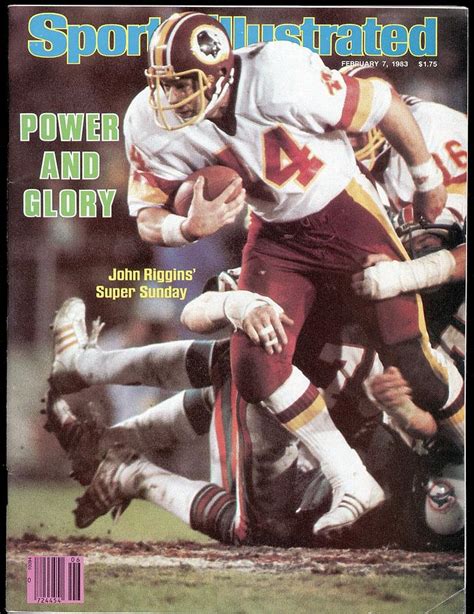 Washington Redskins John Riggins, Super Bowl Xvii Sports Illustrated ...