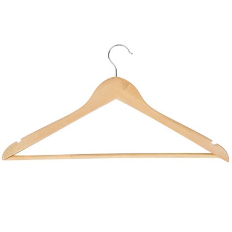 Open Swivel Hook Maple Wood Hangers - 12/Pack