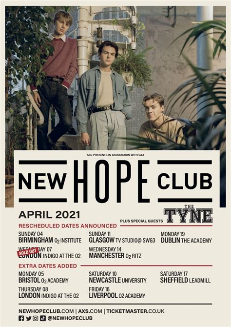 New Hope Club Announce Dates For Rescheduled UK Tour - CelebMix