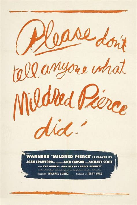 Mildred Pierce Movie Poster (#1 of 6) - IMP Awards