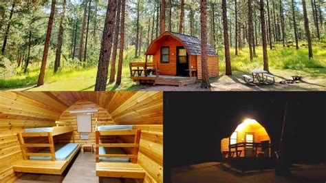 Custer State Park camping cabins INSIDE PICS of South Dakota state park cabins ⛰ South Dakota ...