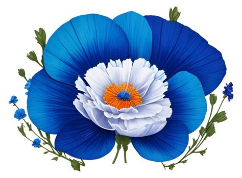 Premium Vector | Nemophila nature