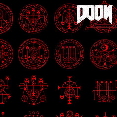 ArtStation - DOOM - Demonic Runes & Writings