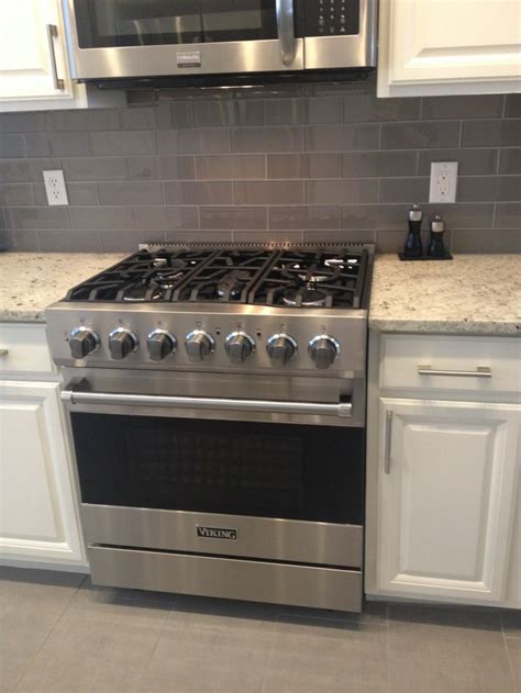 New Viking range installed. | Viking stove, Viking range, Wall oven