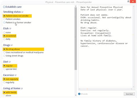 Dot phrases / medical templates library Statnote Pro for PhraseExpander