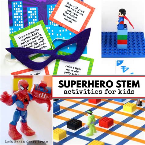 Superhero STEM Activities for Kids - Left Brain Craft Brain