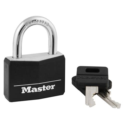 Master Lock 1-9/16-in Wide Covered Solid Body Keyed Padlock at Lowes.com