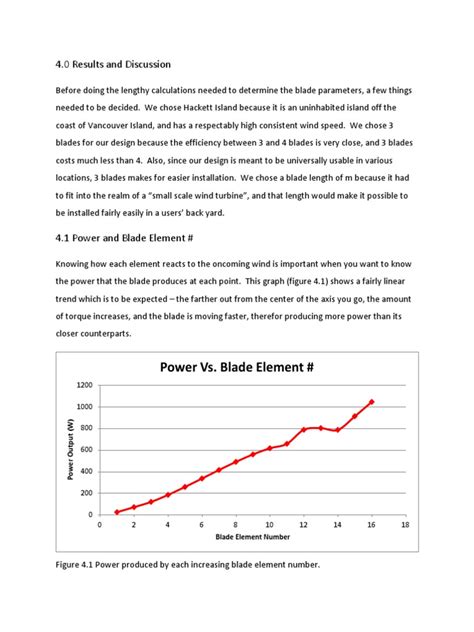 Wind Turbine Results and Discussion | PDF | Wind Turbine | Turbine