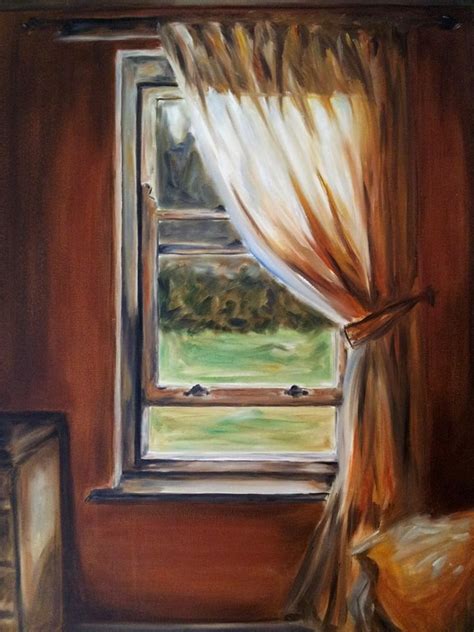 Oil painting of window scene, 2011. Aimeehutchinson.com | Window painting, Window art, Dream ...