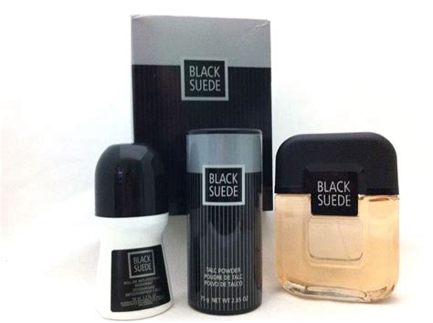 Black Suede Cologne 3 piece Gift Set By Avaon- Buy Online in United Arab Emirates at Desertcart ...