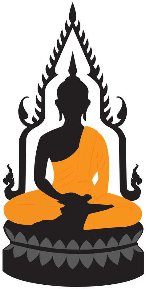 Buddha Lotus Statue PNG Clip Art - Best WEB Clipart