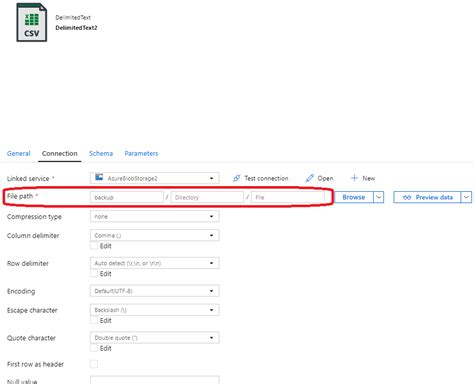 How to parameterise Dataset definition filename in Azure Data factory ...