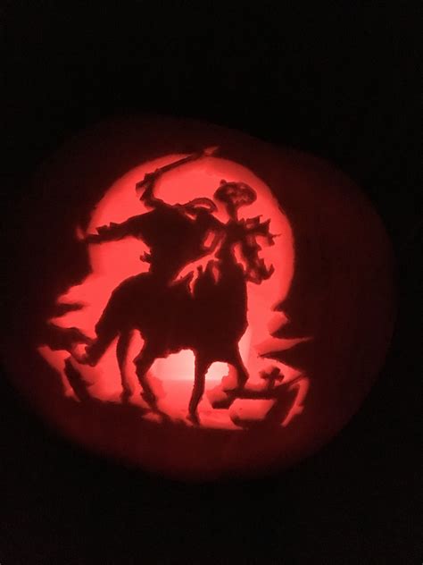 Headless horseman Pumpkin 🎃 | Pumpkin carving, Carving, Headless horseman