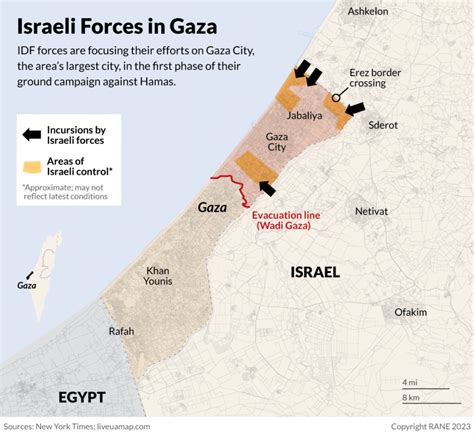 How Israeli Forces Are Proceeding in the Gaza Strip in Response to ...