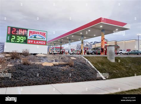 A maverik gas station Stock Photo - Alamy