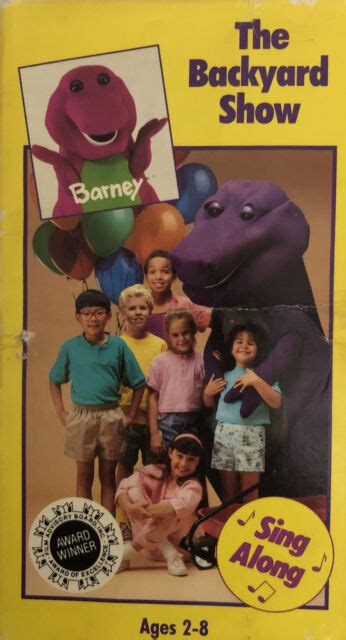 Barney - The Backyard Show (VHS, 1988) for sale online | eBay