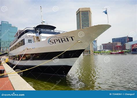 Cruise Ship in Baltimore Inner Harbor Editorial Photo - Image of ...