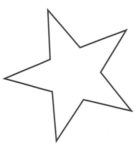 printable 5 point star - Google Search | Star template printable, Star ...