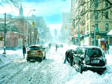 NYC Winter Scenes Wallpaper - WallpaperSafari