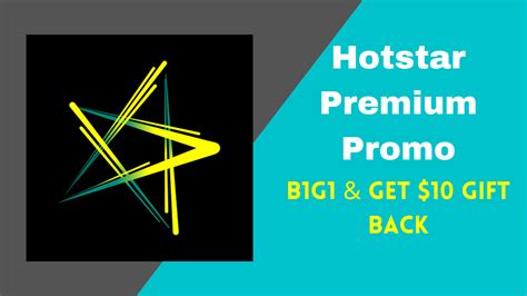 Hotstar Premium Promo: BIG40 & get $10 Gift Back - Deals Earning