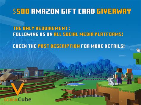 $500 Amazon Gift Card Giveaway! - Scalacube