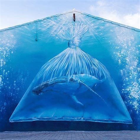 Plastic free ocean 🐋 . . Artis Neon Wall Art, Graffiti Wall Art, Street Art Graffiti, Mural Art ...