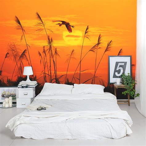 Sunset Wall Mural | Peel and Stick Wall Covering | Wallums