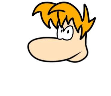 Rayman face 1/2 by Raymannerd on DeviantArt