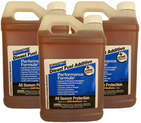 Stanadyne Performance Formula Diesel Fuel Additive 3 Pack of 1/2 Gallon Jugs - Part # 38566 ...