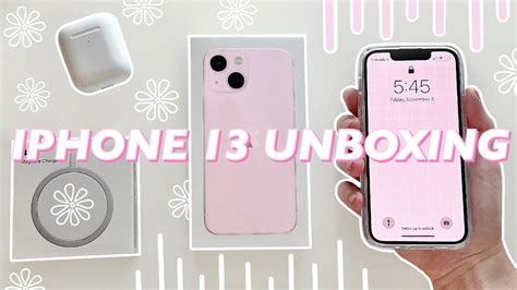 PINK IPHONE 13 MINI UNBOXING - YouTube