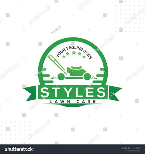 Lawn Care Logo Green Grass Logo Stock Vector (Royalty Free) 2171478771 ...