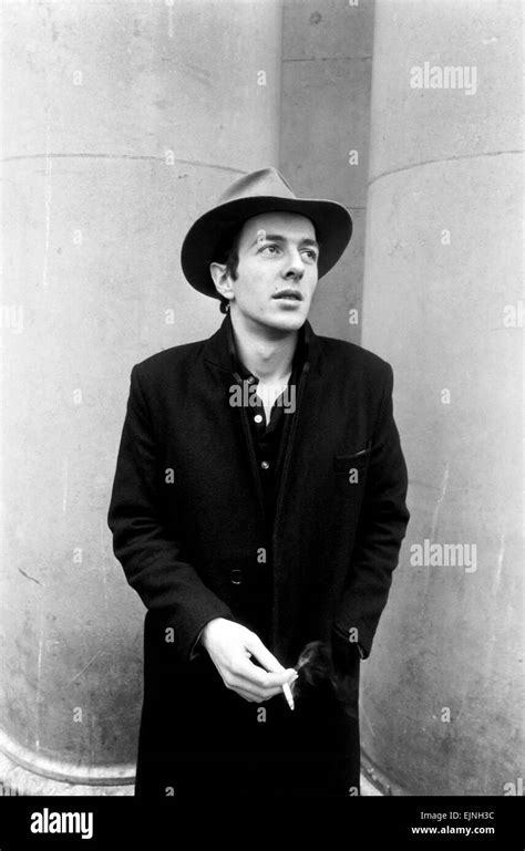 Joe Strummer of "The Clash". January 1981 81-0245 Stock Photo - Alamy