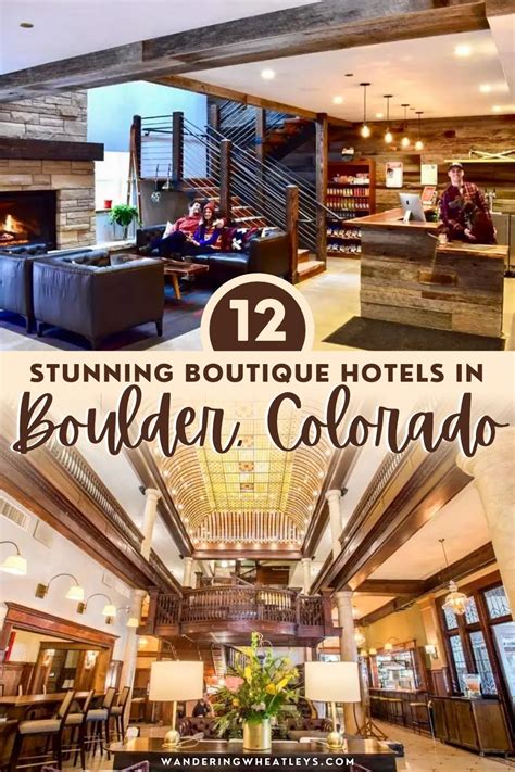 12 Cool Boutique Hotels in Boulder, Colorado in 2021 | Hotel, Best ...