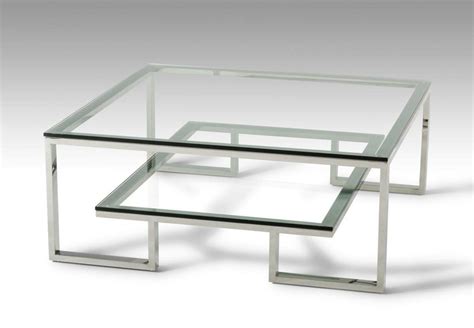 Square Glass Coffee Table - Foter