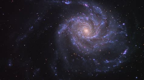 Purple galaxy digital wallpaper, galaxy, spiral galaxy, space, space art HD wallpaper ...