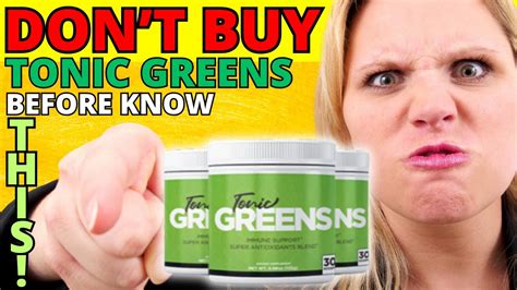 TONIC GREENS REVIEW (🔥 SIDE EFFECTS 🔥) TonicGreens Review - Tonic ...