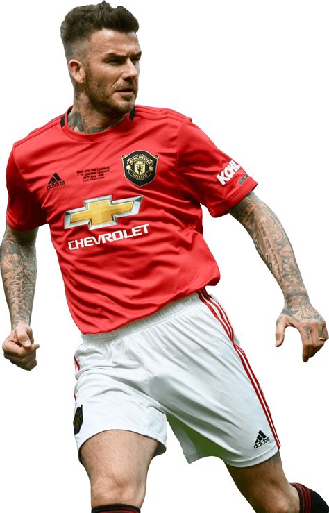 David Beckham Manchester United football render - FootyRenders