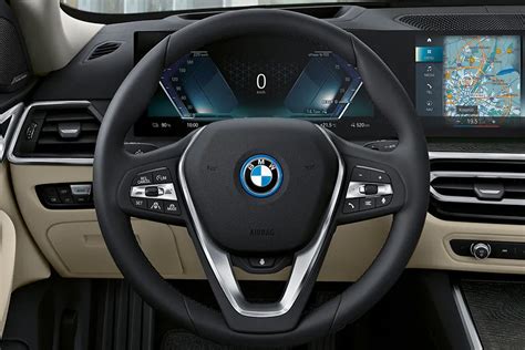 BMW i4 Steering Wheel Image by CarDekho